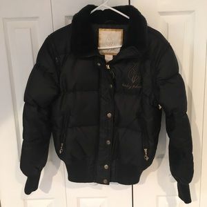 Baby Phat puffer jacket. Black, size small